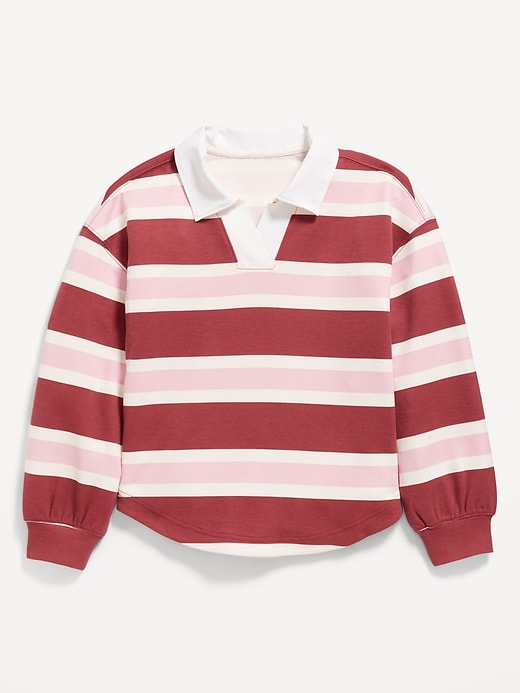 Image number 3 showing, Oversized Rugby Polo Shirt for Girls