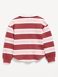 Image number 4 showing, Oversized Rugby Polo Shirt for Girls