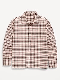 Image number 2 showing, Long-Sleeve Textured Plaid Pocket Shirt for Boys