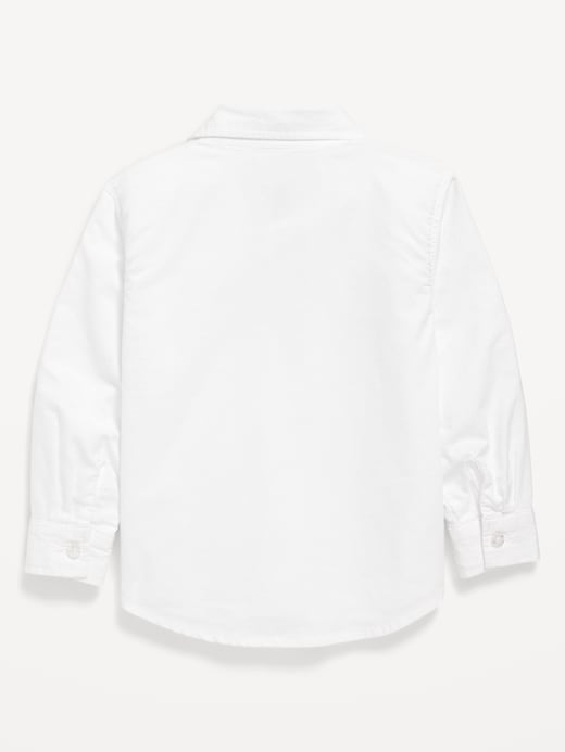 Image number 2 showing, Long-Sleeve Oxford Shirt for Toddler Boys