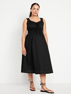 Maternity Sleeveless Fit & Flare Dress