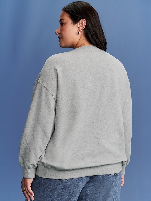 Image number 8 showing, Old Navy x Disney© Mickey Mouse Oversized Flag Logo-Graphic Sweatshirt