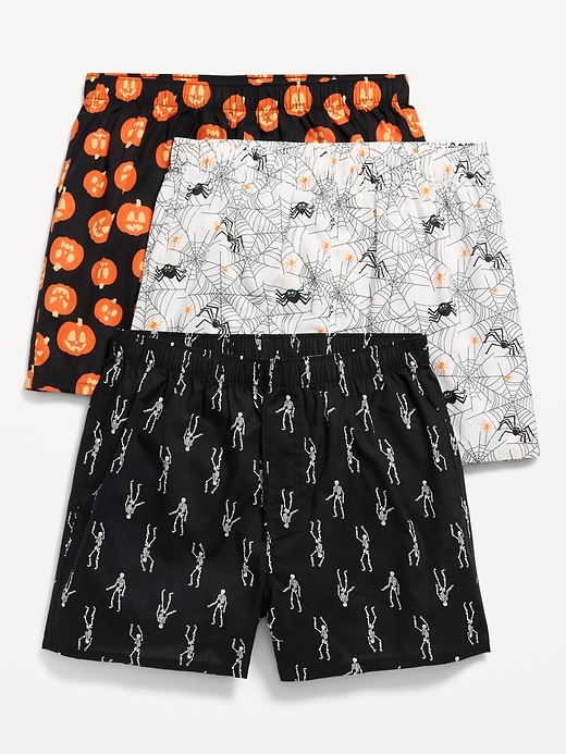 Image number 1 showing, 3-Pack Soft-Washed Boxer Shorts -- 3.75-inch inseam