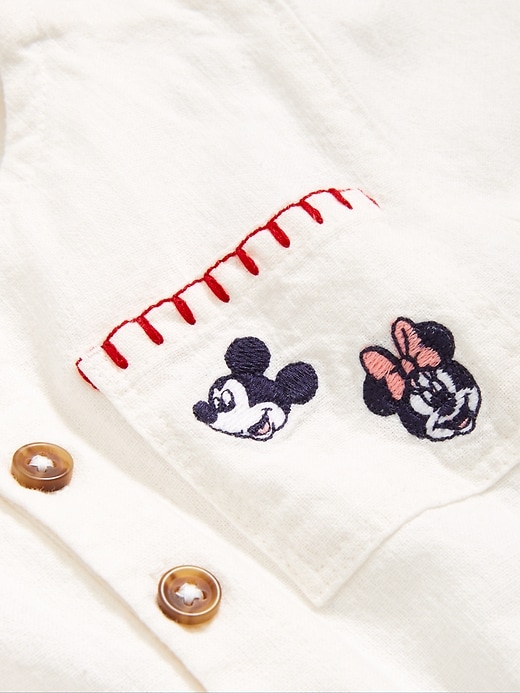 Image number 4 showing, Old Navy x Disney© Embroidered Linen-Blend One-Piece Romper for Baby