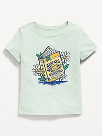 Image number 1 showing, Short-Sleeve Graphic T-Shirt for Girls