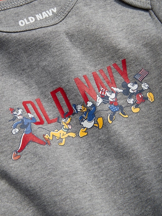 Image number 4 showing, Old Navy x Disney© Short-Sleeve Logo-Graphic Bodysuit for Baby