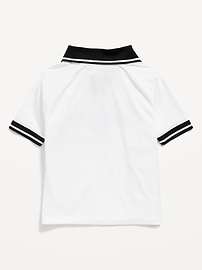 Image number 2 showing, Oversized Collared Graphic Performance Top for Toddler Boys