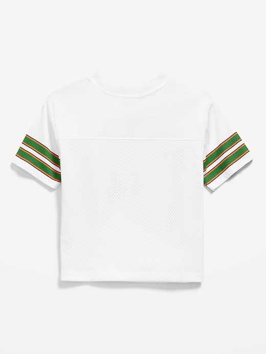 Image number 2 showing, Oversized Mesh Graphic Football T-Shirt for Toddler Boys