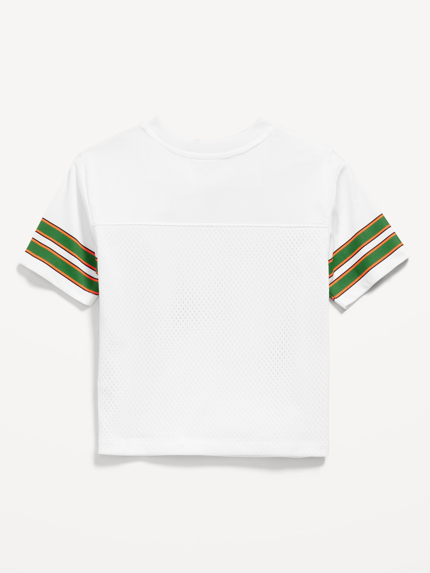 Oversized Mesh Graphic Football T-Shirt for Toddler Boys