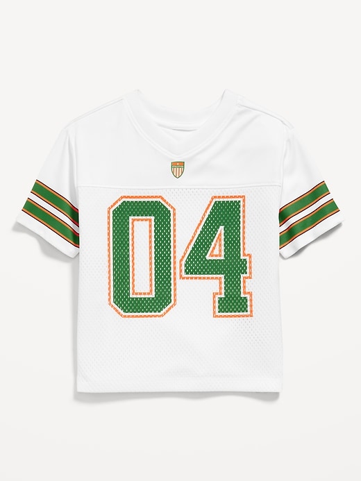 Image number 1 showing, Oversized Mesh Graphic Football T-Shirt for Toddler Boys