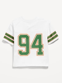 Image number 2 showing, Oversized Mesh Logo-Graphic Football T-Shirt for Toddler Boys