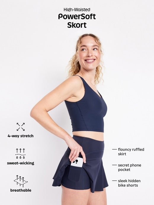 Image number 9 showing, High-Waisted PowerSoft Skort