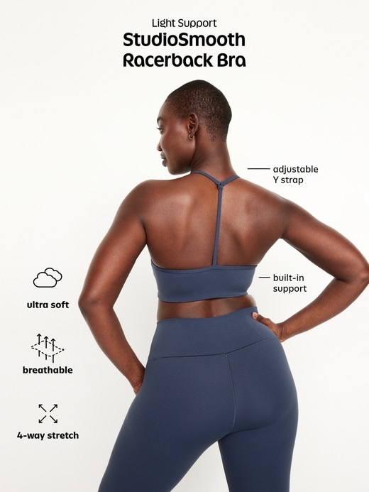 Image number 9 showing, Light Support StudioSmooth Racerback Sports Bra