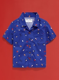 Image number 2 showing, Old Navy x Disney© Short-Sleeve Pocket Shirt for Toddler Boys