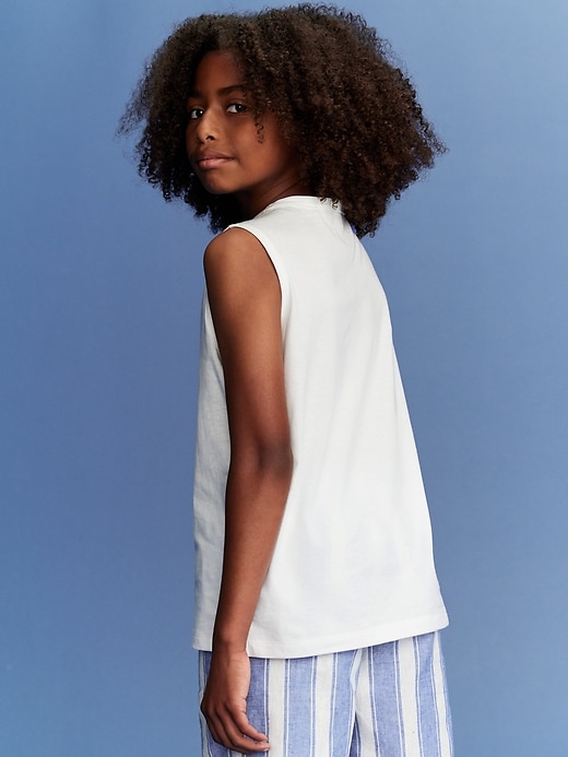 Image number 2 showing, Old Navy x Disney© Mickey Mouse Logo-Graphic Muscle Flag T-Shirt for Boys