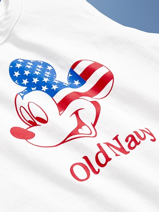 Image number 6 showing, Old Navy x Disney© Mickey Mouse Logo-Graphic Muscle Flag T-Shirt for Boys