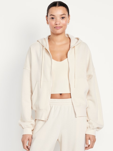SoComfy Full-Zip Hoodie Sweatshirt - Howlite