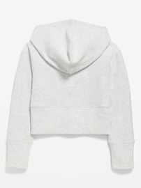 Image number 4 showing, CozePlush 2-Way-Zip Hoodie for Girls