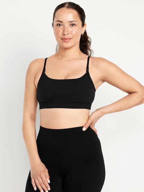 Maternity Light Support CloudComfy Sports Bra - Black Jack