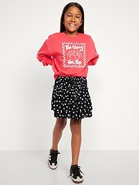 Image number 3 showing, Printed Tiered Ruffled Skirt for Girls