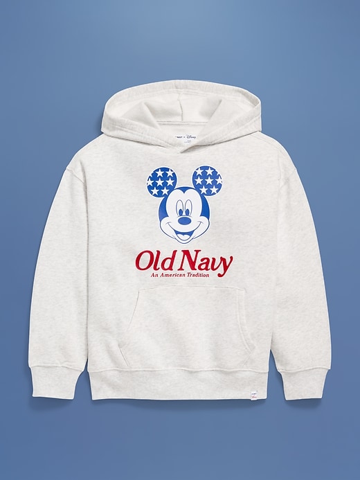 Image number 3 showing, Old Navy x Disney© Mickey Mouse Gender-Neutral Logo-Graphic Flag Hoodie for Kids