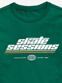 Image number 3 showing, Oversized Long-Sleeve Graphic T-Shirt for Boys