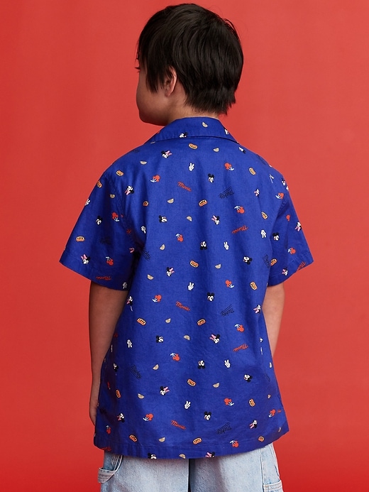 Image number 2 showing, Old Navy x Disney© Poplin Pocket Shirt for Boys