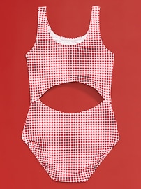 Image number 2 showing, Old Navy x Disney© Minnie Mouse Cutout One-Piece Swimsuit for Girls
