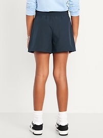 Image number 2 showing, High-Waisted StretchTech Performance Shorts for Girls