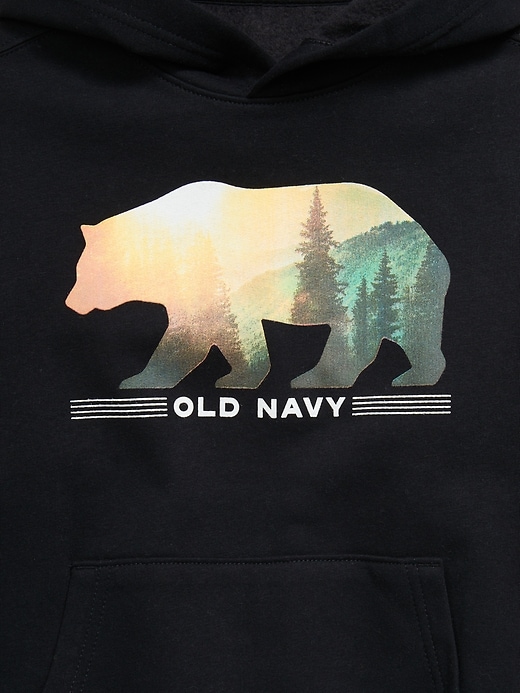 Image number 3 showing, Favorite Fleece Oversized Logo-Graphic Pullover Hoodie for Boys