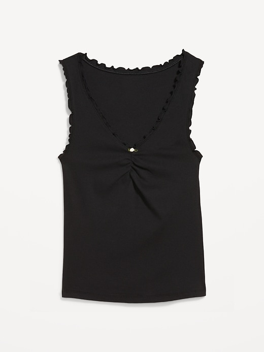 Image number 9 showing, Cinched Rib-Knit Tank Top
