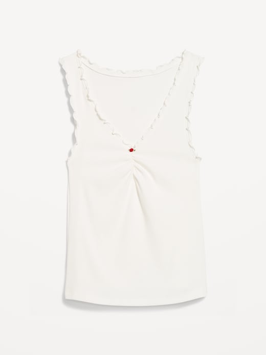 Image number 9 showing, Cinched Rib-Knit Tank Top