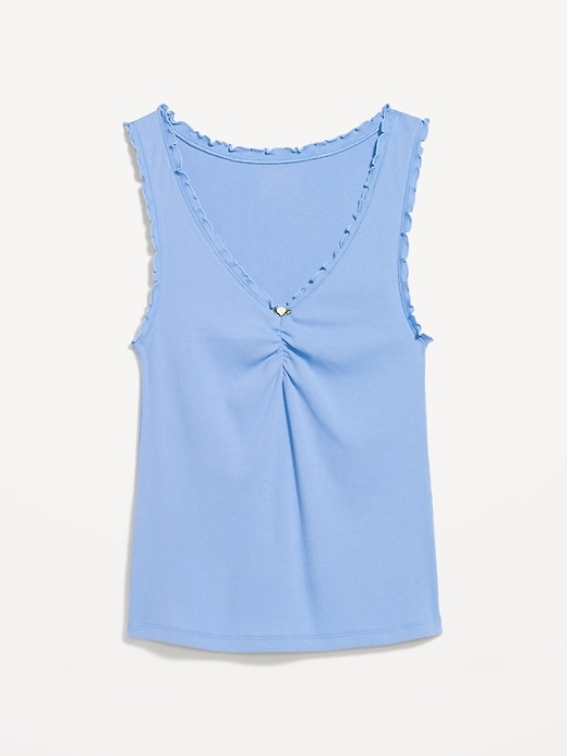 Image number 8 showing, Cinched Rib-Knit Tank Top