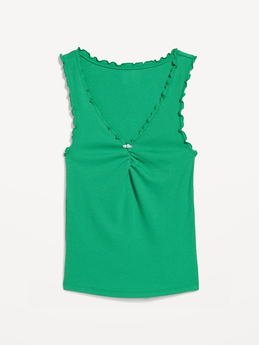 Image number 9 showing, Cinched Rib-Knit Tank Top