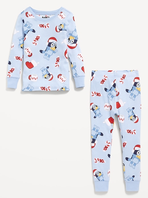 Image number 2 showing, Bluey™ Unisex Graphic Snug-Fit Pajama Set for Toddler & Baby