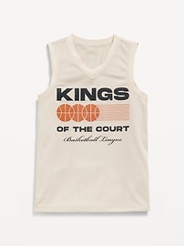 Image number 4 showing, Mesh Graphic Basketball Tank Top for Boys