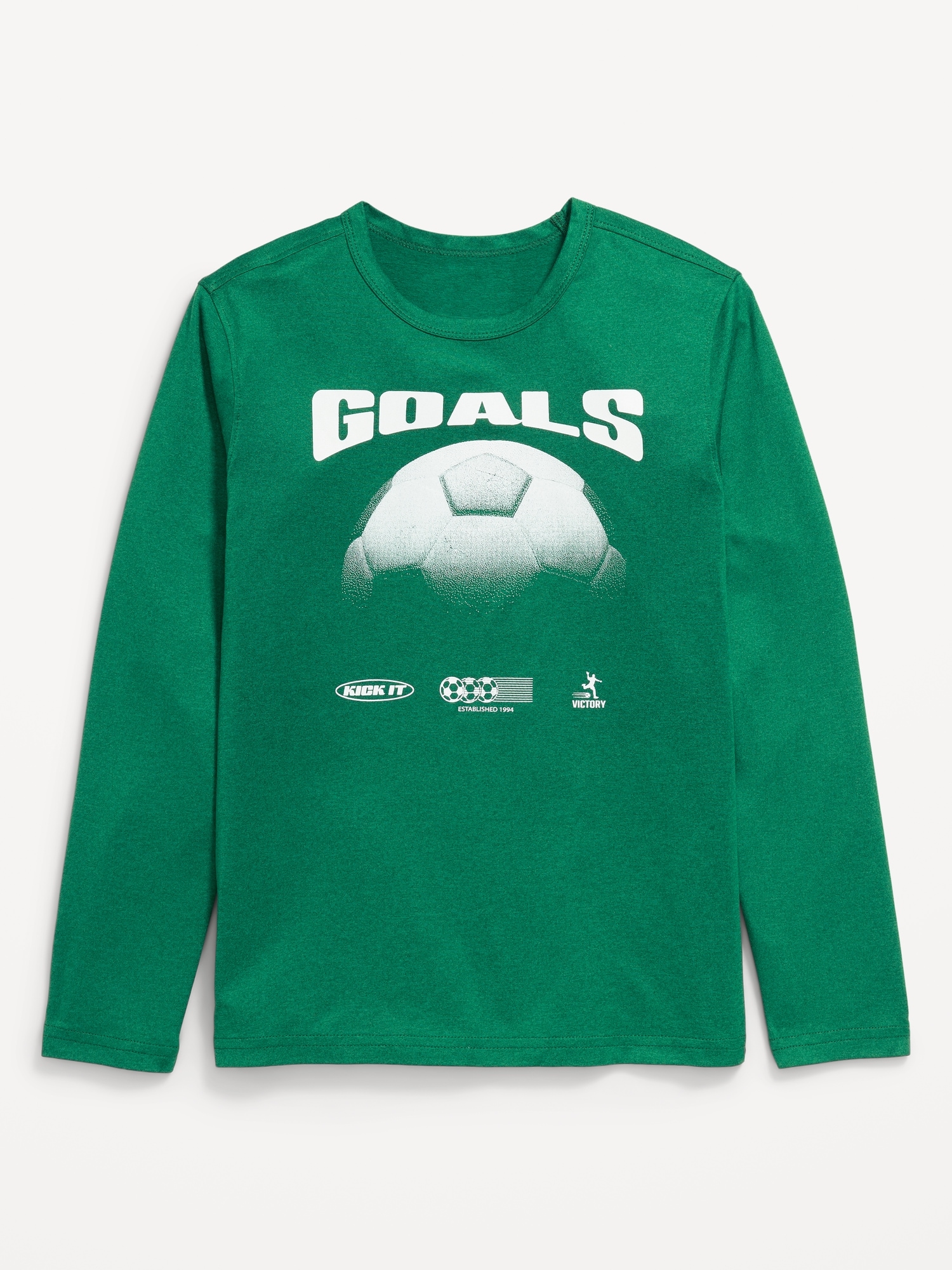 CloudMotion Long-Sleeve Graphic Performance T-Shirt for Boys