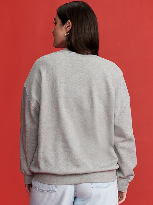 Image number 6 showing, Old Navy x Disney© Mickey Mouse Oversized Flag Logo-Graphic Sweatshirt