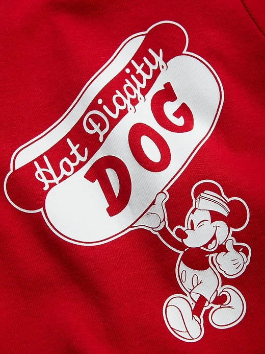Image number 4 showing, Old Navy x Disney© Mickey Mouse Graphic Bodysuit for Baby