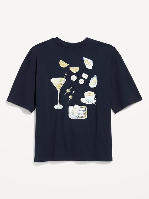 Image number 2 showing, Heavyweight Cropped Graphic T-Shirt