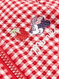 Image number 2 showing, Old Navy x Disney© Minnie Mouse Zip-Front Rashguard One-Piece Swimsuit for Baby