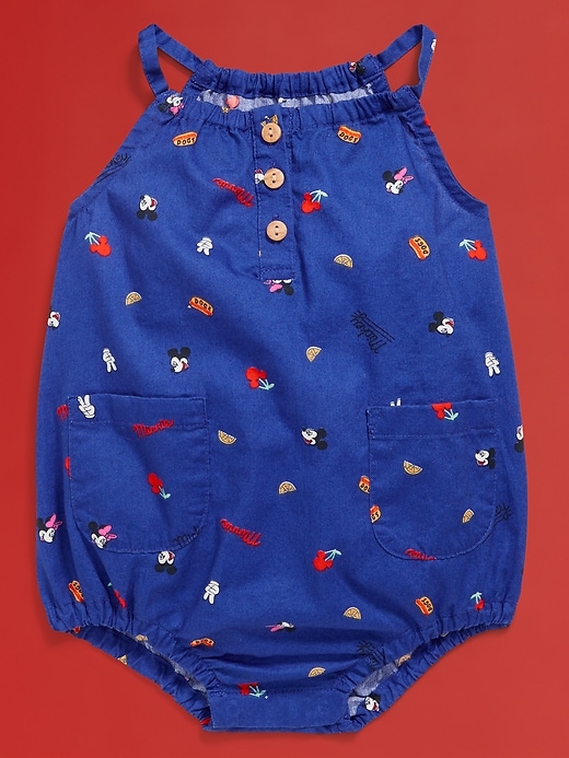 Image number 3 showing, Old Navy x Disney© Sleeveless Henley One-Piece Graphic Romper for Baby