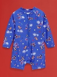 Image number 1 showing, Old Navy x Disney© Swim Rashguard One-Piece for Baby