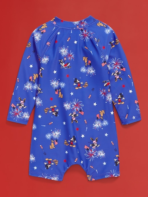Image number 4 showing, Old Navy x Disney© Swim Rashguard One-Piece for Baby