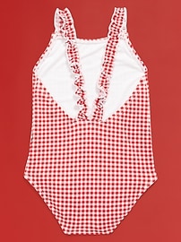 Image number 2 showing, Old Navy x Disney© Minnie Mouse Textured One-Piece Swimsuit for Toddler Girls