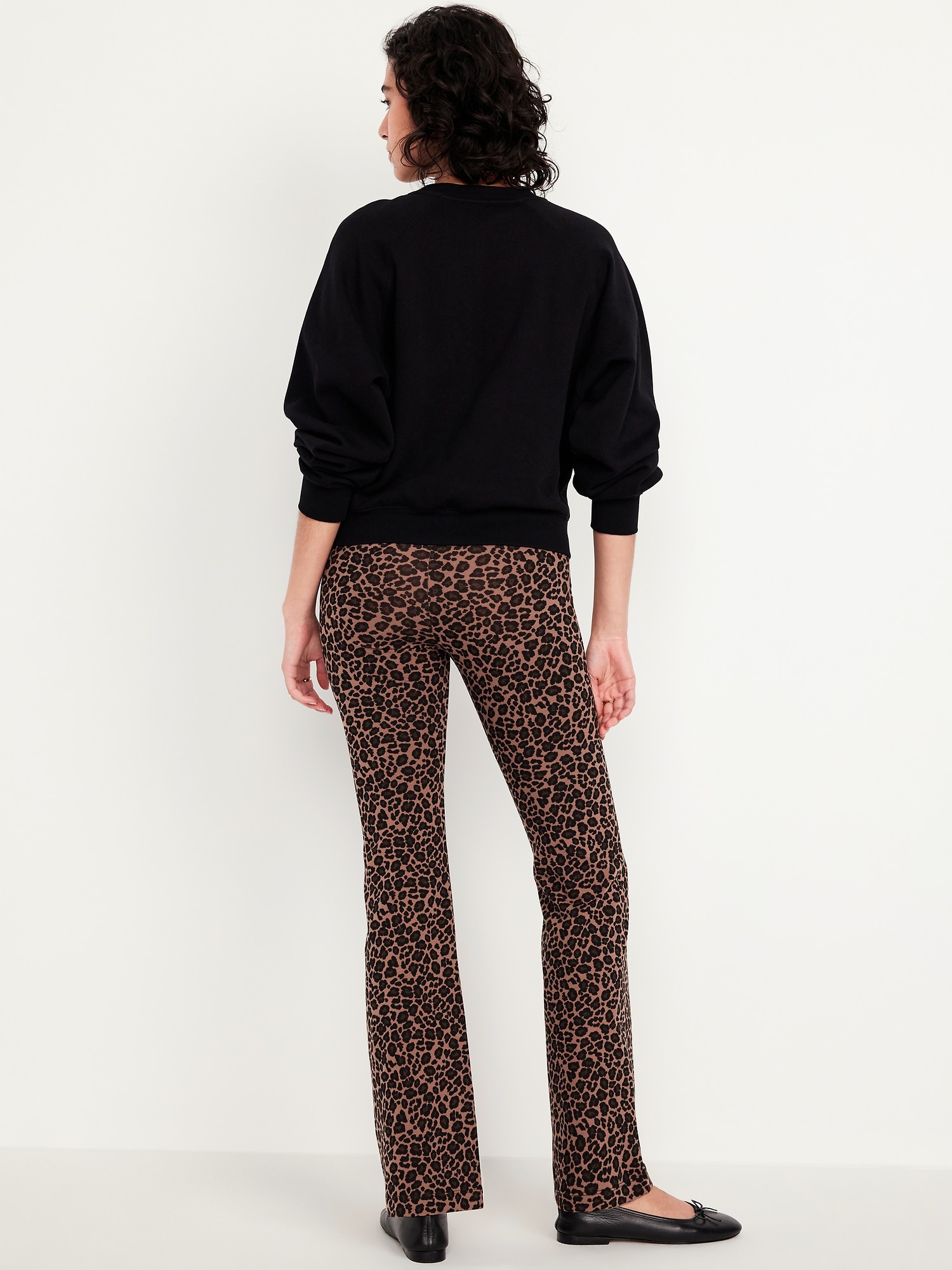 High-Waisted Fashion Flare Leggings