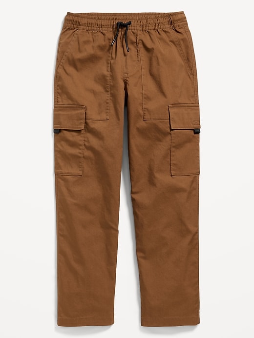Image number 4 showing, Loose Pull-On Cargo Tech Taper Pants for Boys