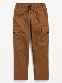 Image number 4 showing, Loose Pull-On Cargo Tech Taper Pants for Boys