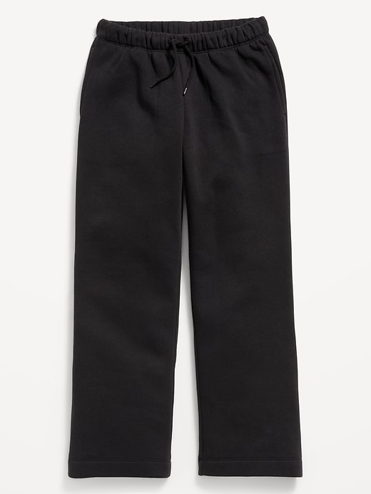 Image number 4 showing, Favorite Fleece High-Waisted Wide-Leg Sweatpants for Girls