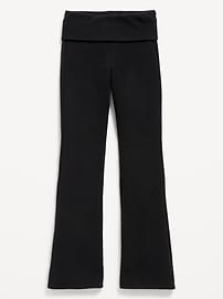 Image number 4 showing, CozePlush Foldover Flare Leggings for Girls